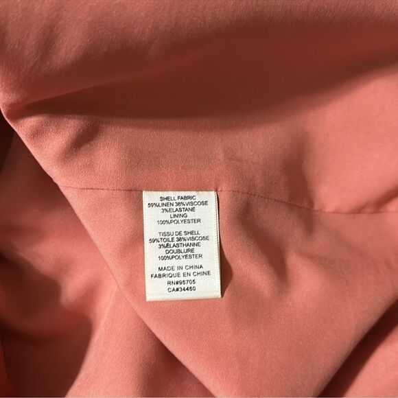 TAILORED by RT 14 Ashton Sutton Brick Orange Sleeveless MIDI Suit Dress - Picture 7 of 16